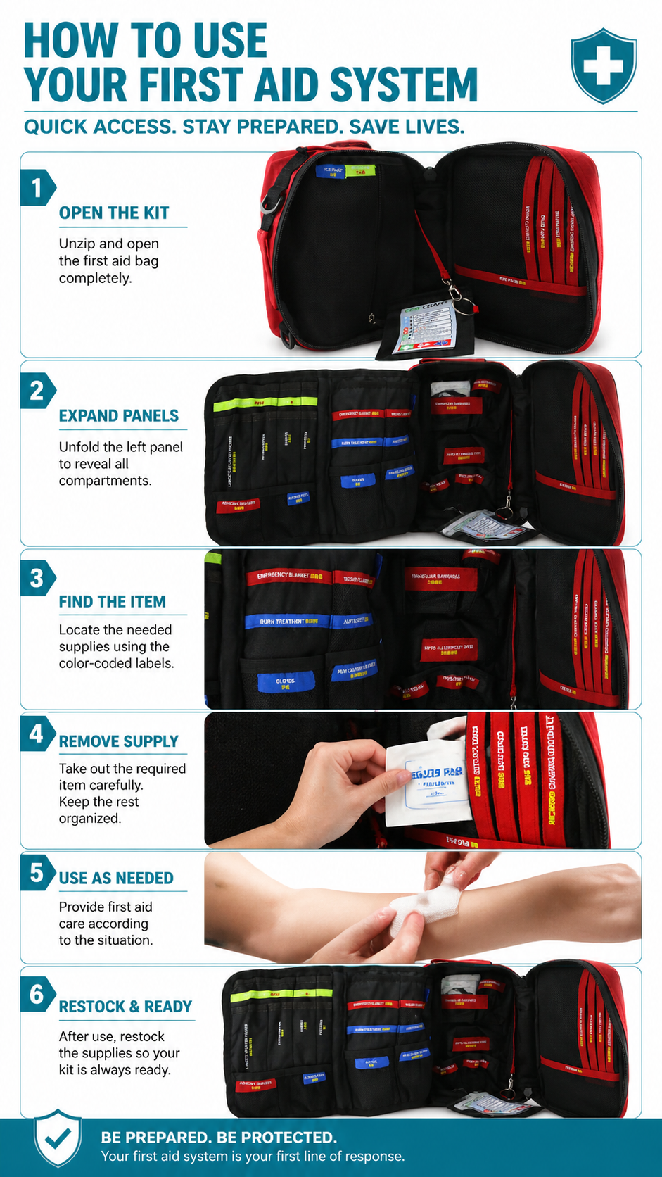 Multi-Classification First Aid Kit Bag detail image