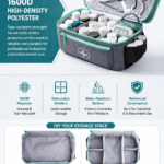 Extra-Large Double-Layer First Aid kit Bag with Shoulder Strap detail image