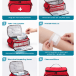 Double-Layer First Aid Kit Bag (Without Shoulder Strap) detail image