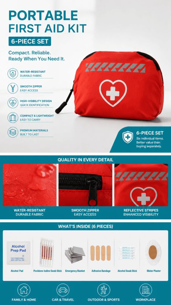 Mini First Aid Kit Bag detail image