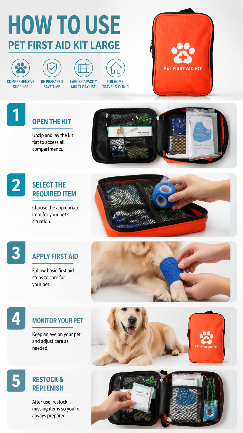 Pet First Aid Kit detail image