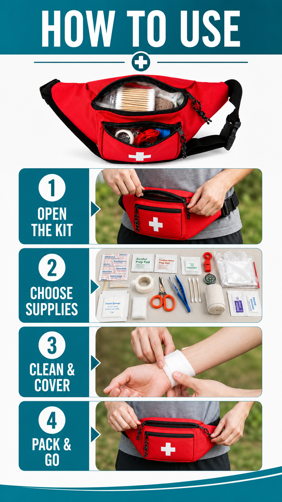 First Aid Waist Pack detail image