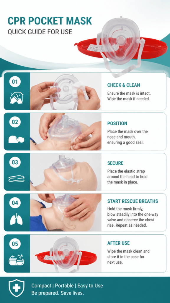 CPR Pocket Mask with Air Bag detail image