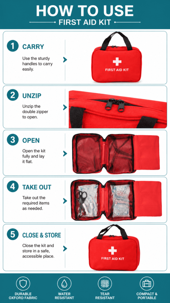 Compact Soft First Aid Kit detail image