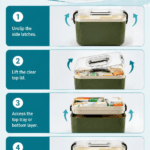 Double-layer Plastic First Aid Box detail image