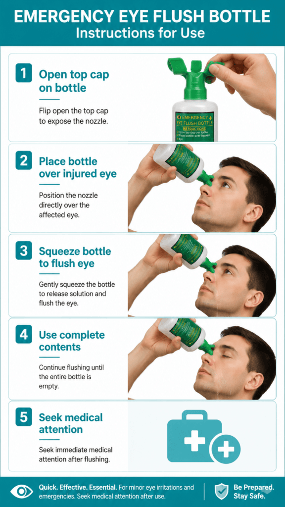 Portable Emergency Eye & Skin Wash Kit detail image