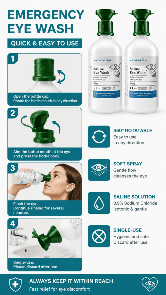 New Eye Wash Solution Set detail image