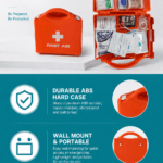 Wall-Mount First Aid Kit – Curved Handle-ABS Material detail image