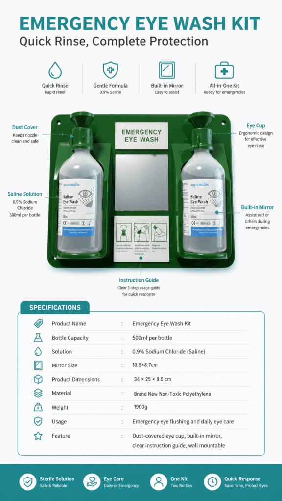 New Eye Wash Solution Set detail image