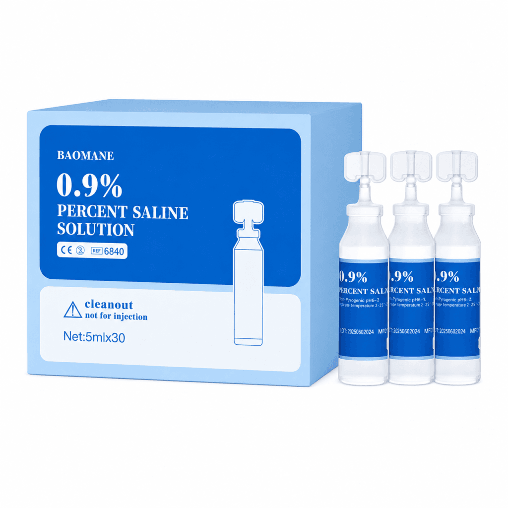 Normal Saline 0.9% Sodium Chloride Single-Use Bottles