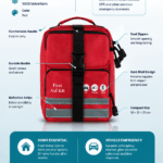 Multi-Compartment First Aid Kit Bag detail image