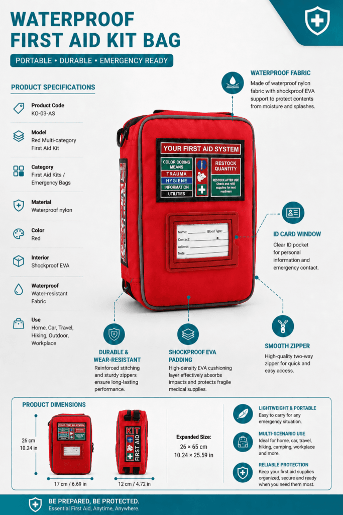 Multi-Classification First Aid Kit Bag detail image