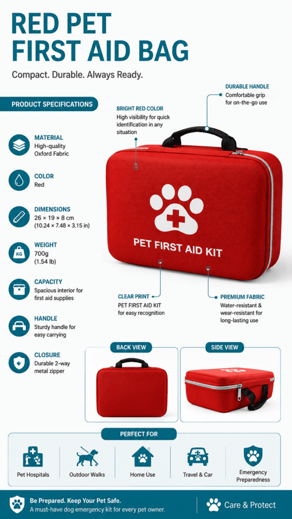 Pet First Aid Hand Kit Bag detail image