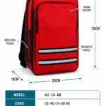 Double Reflective Stripe Backpack detail image