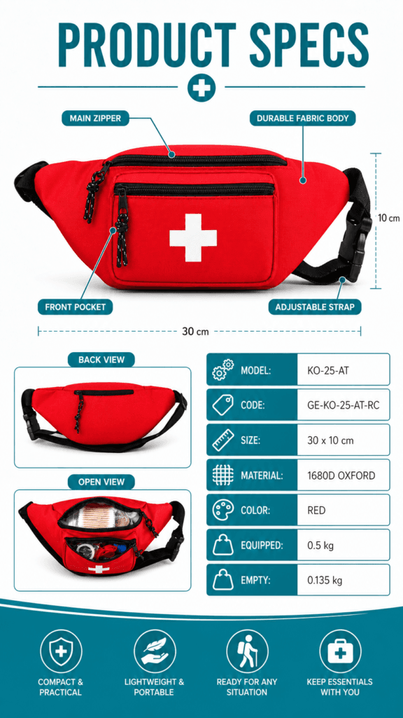 First Aid Waist Pack detail image