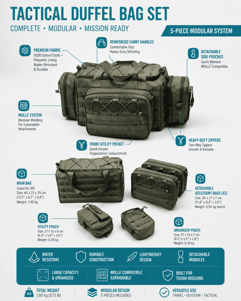 MOLLE Tactical Military First Aid Kit Bag detail image