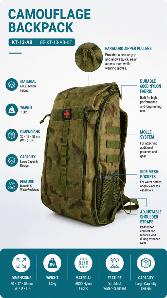 Outdoor Medical Backpack detail image