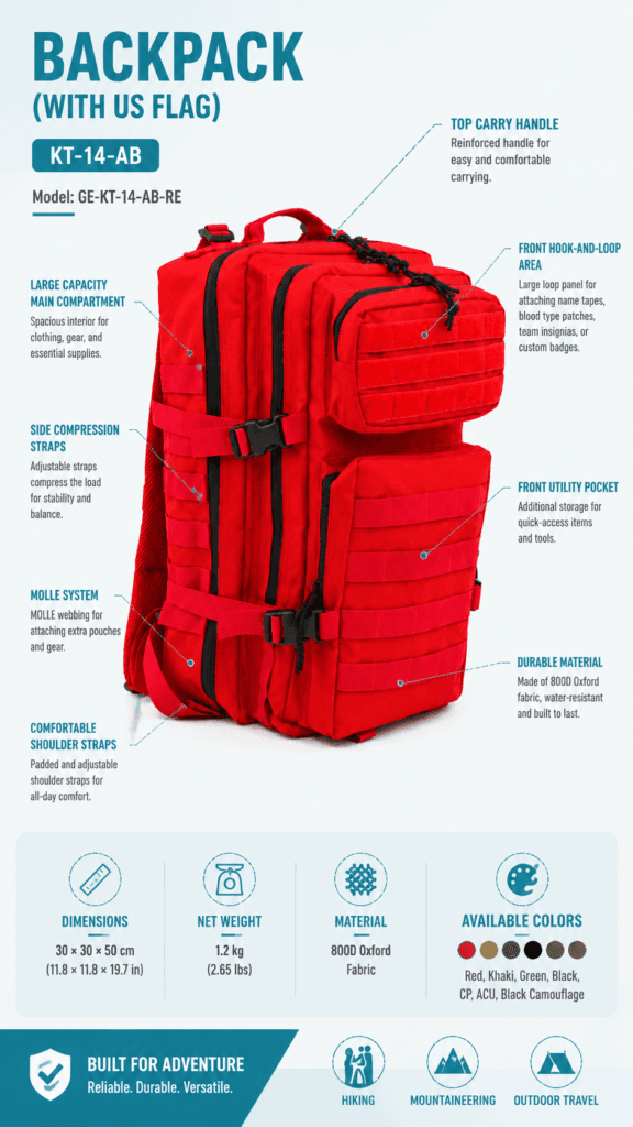 Tactical Backpack detail image