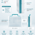 Transparent First Aid Kit storage Box detail image