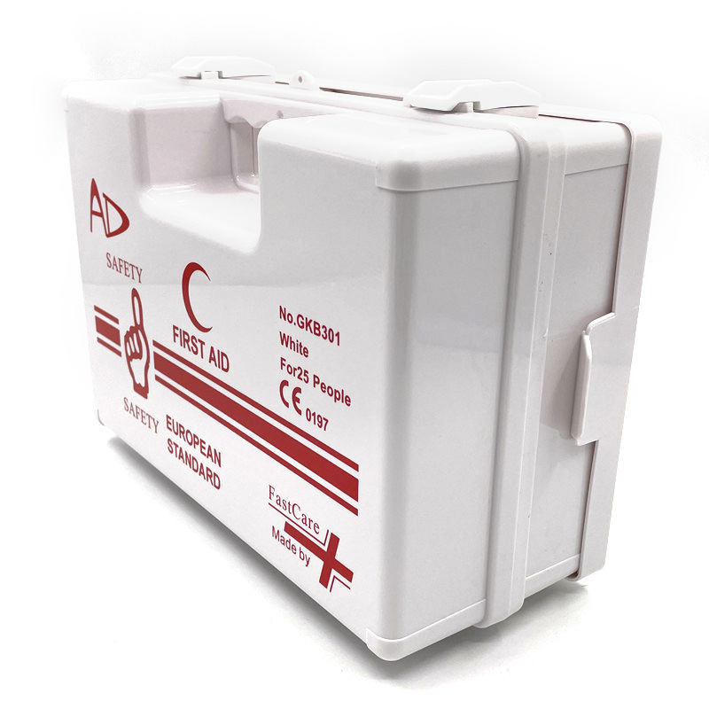 Wall-mounted first aid kit detail image