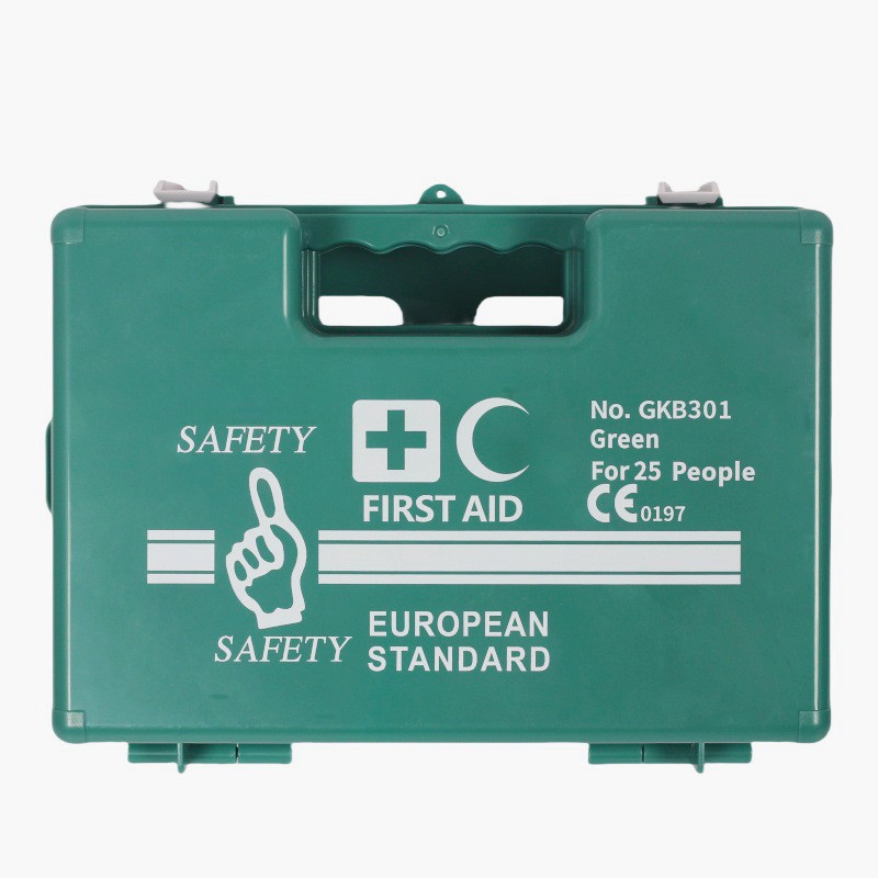 Wall-mounted first aid kit detail image