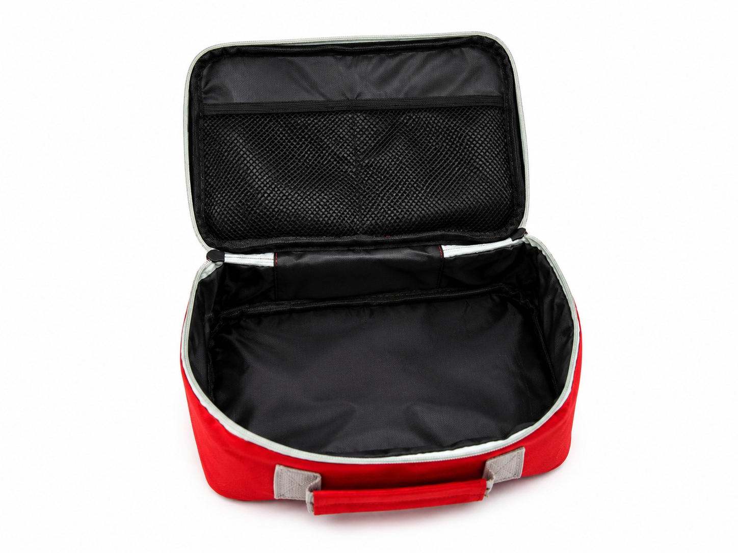 Compact First Aid Kit Bag with Slanted Reflective Strip detail image