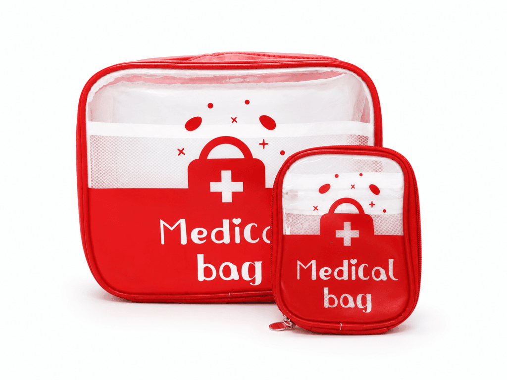 Semi-Transparent PVC First Aid Kit Bag