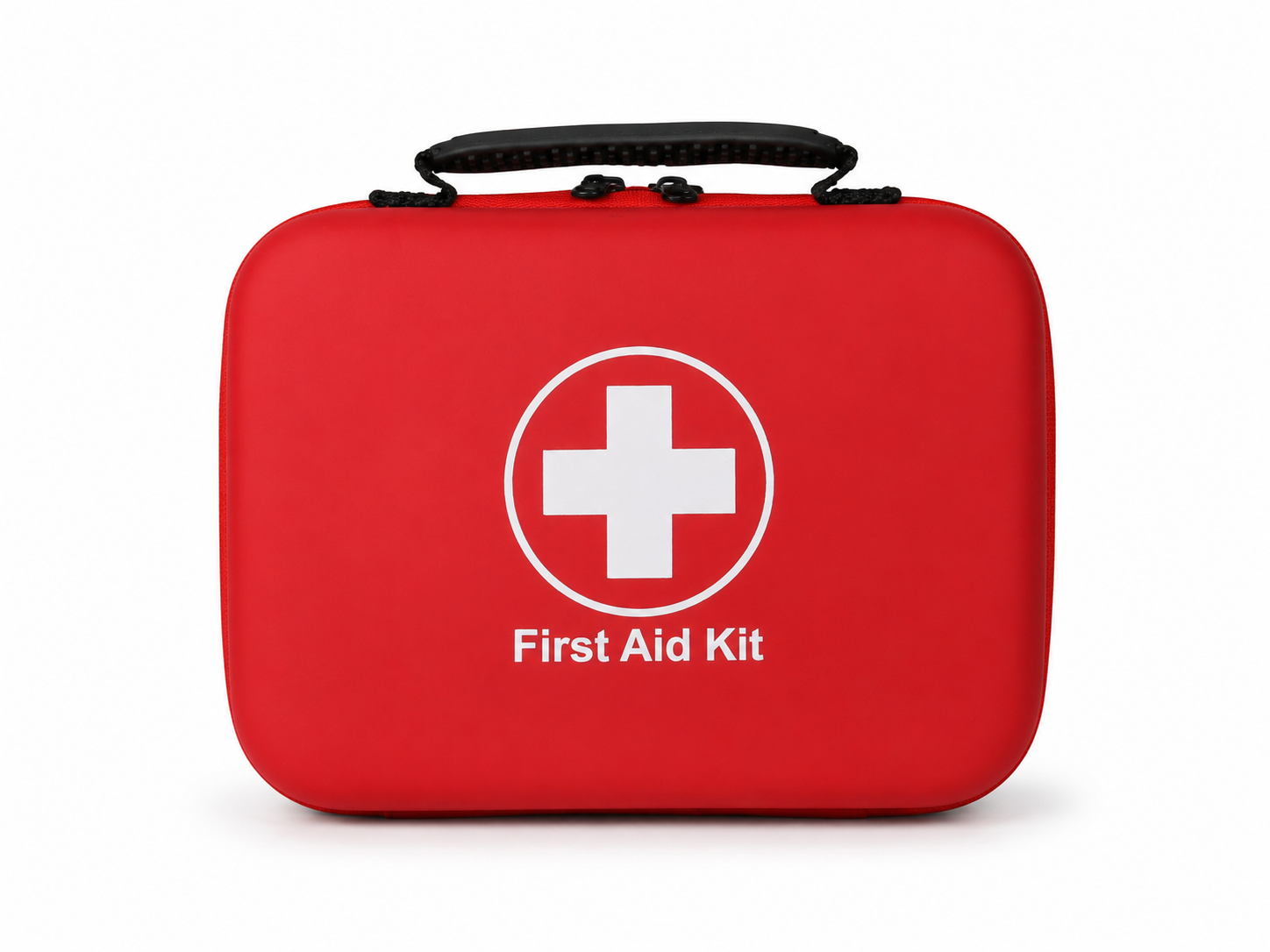 Portable Hard First Aid Kit with Plastic Handle