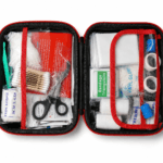 Portable Hard First Aid Kit with Plastic Handle detail image