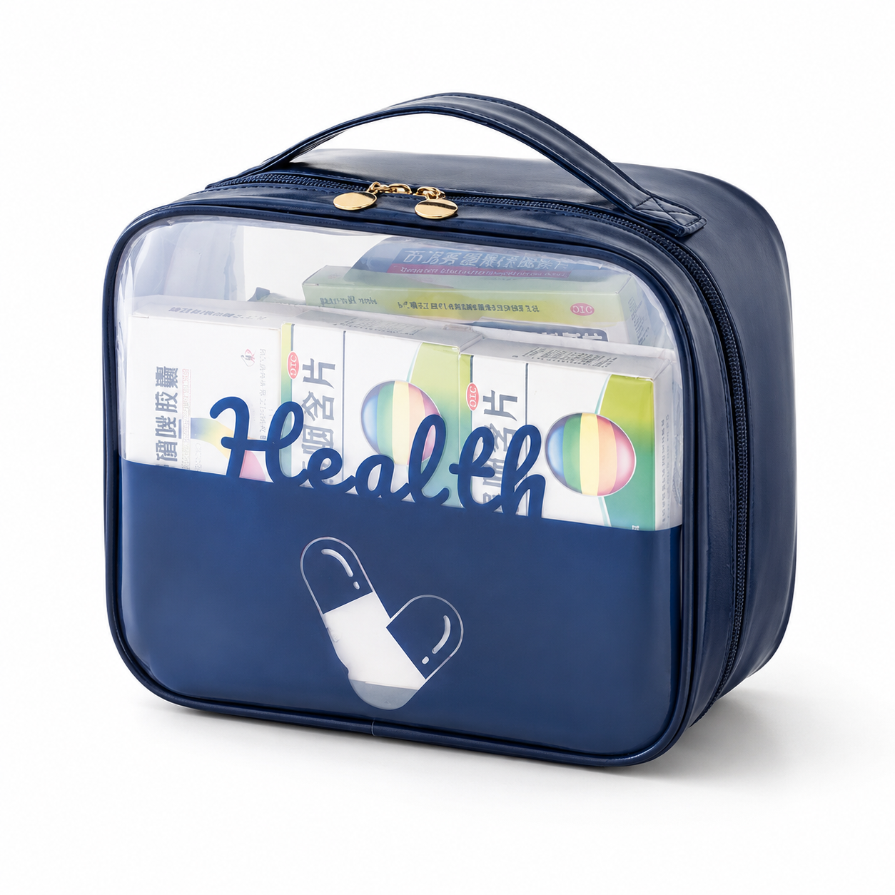 Semi-Transparent PVC First Aid Kit Bag detail image