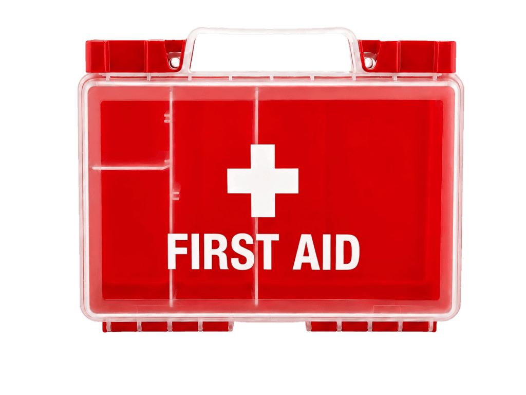 Single-layer Transparent Slide Latch First Aid Kit