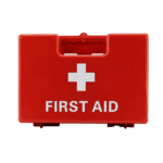 Wall-mounted first aid kit detail image