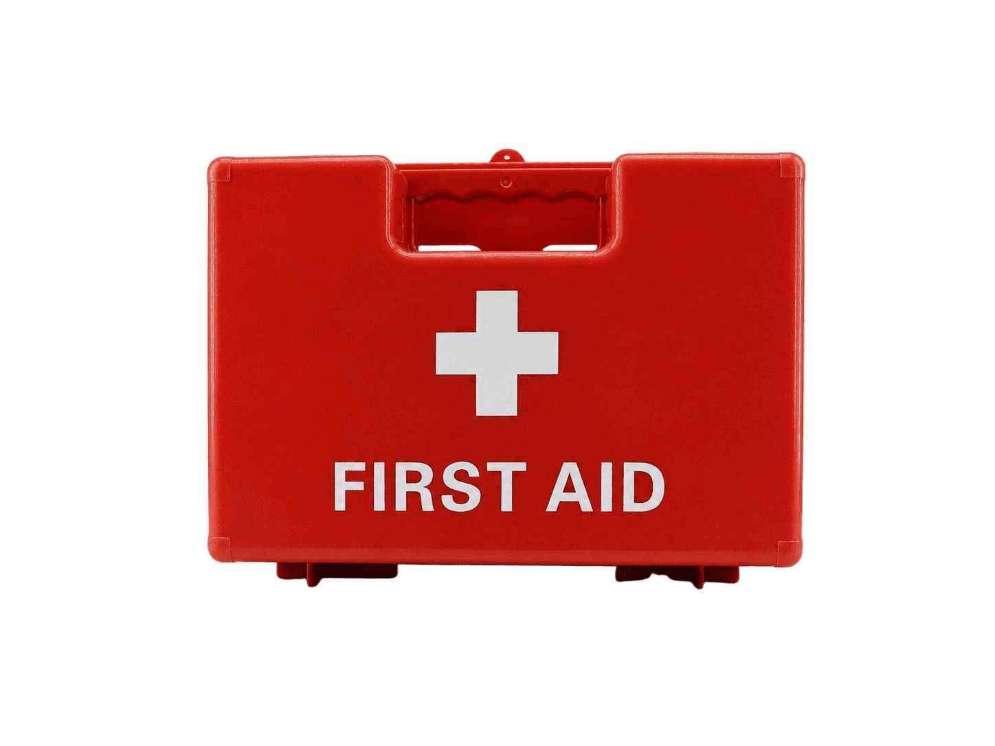 Wall-mounted first aid kit