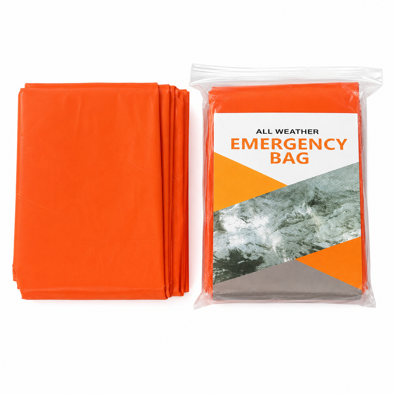 Emergency Thermal Sleeping Bag for Outdoor Survival and Disaster Response