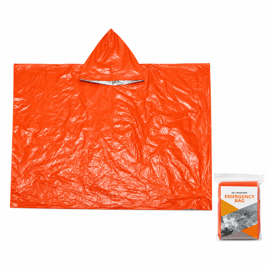 Emergency Raincoat for Outdoor First Aid and Weather Protection
