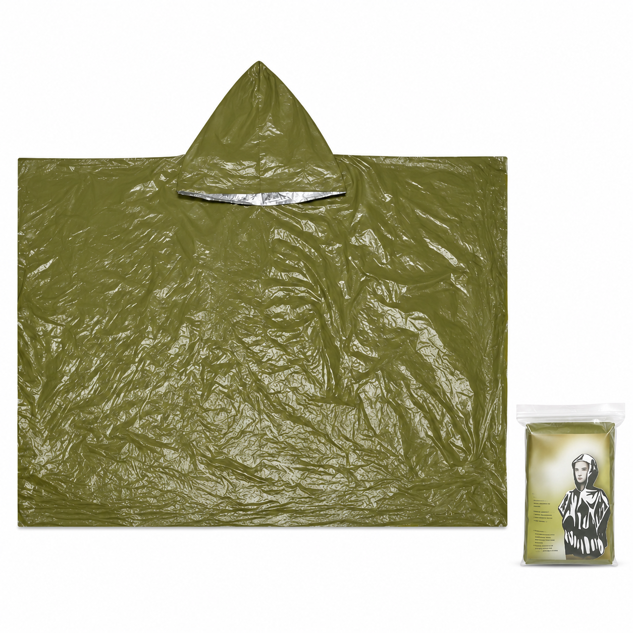 Emergency Raincoat for Outdoor First Aid and Weather Protection detail image