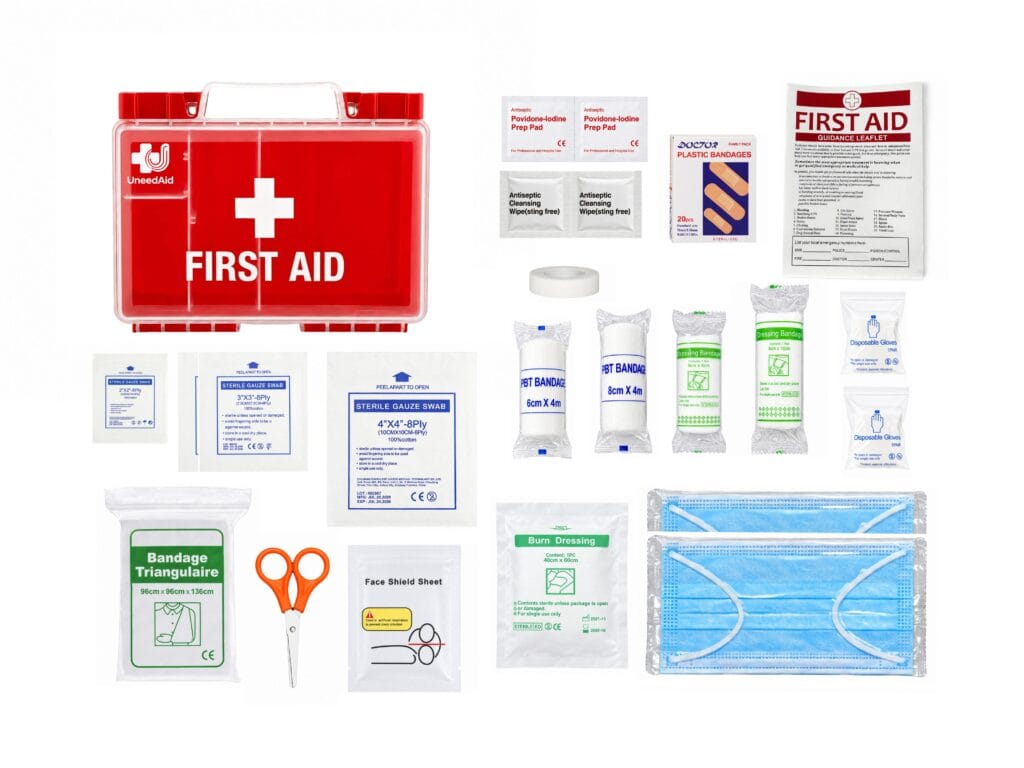 Single-layer Transparent Slide Latch First Aid Kit