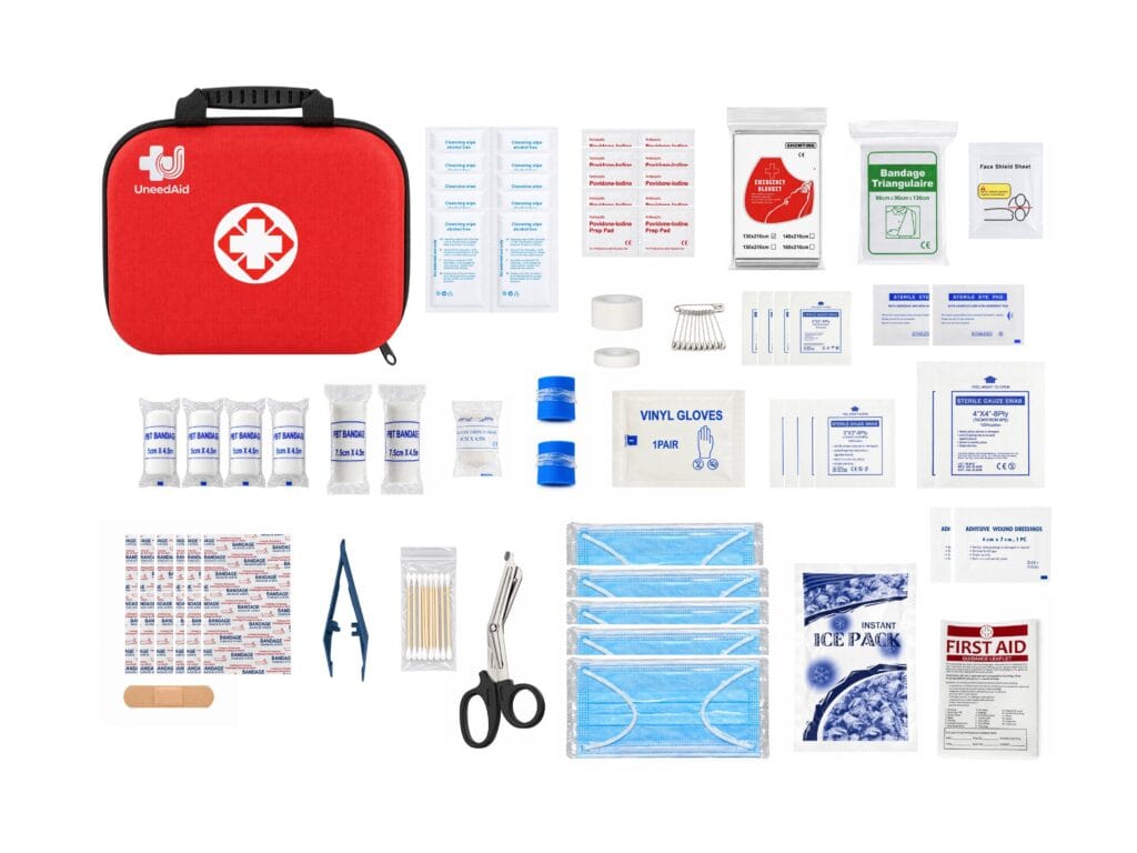 Compact Hard Shell First Aid Kit-Oxford Fabric Material