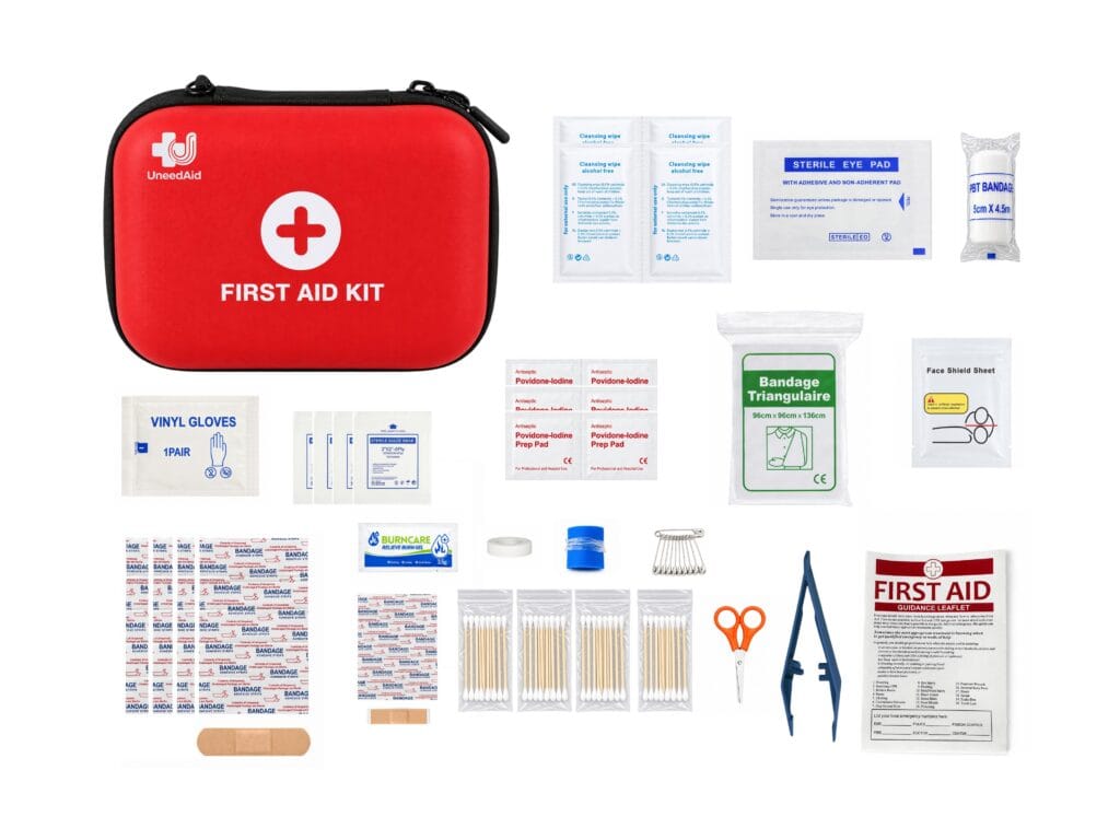 Compact Hard Shell First Aid Kit-EVA PU Material