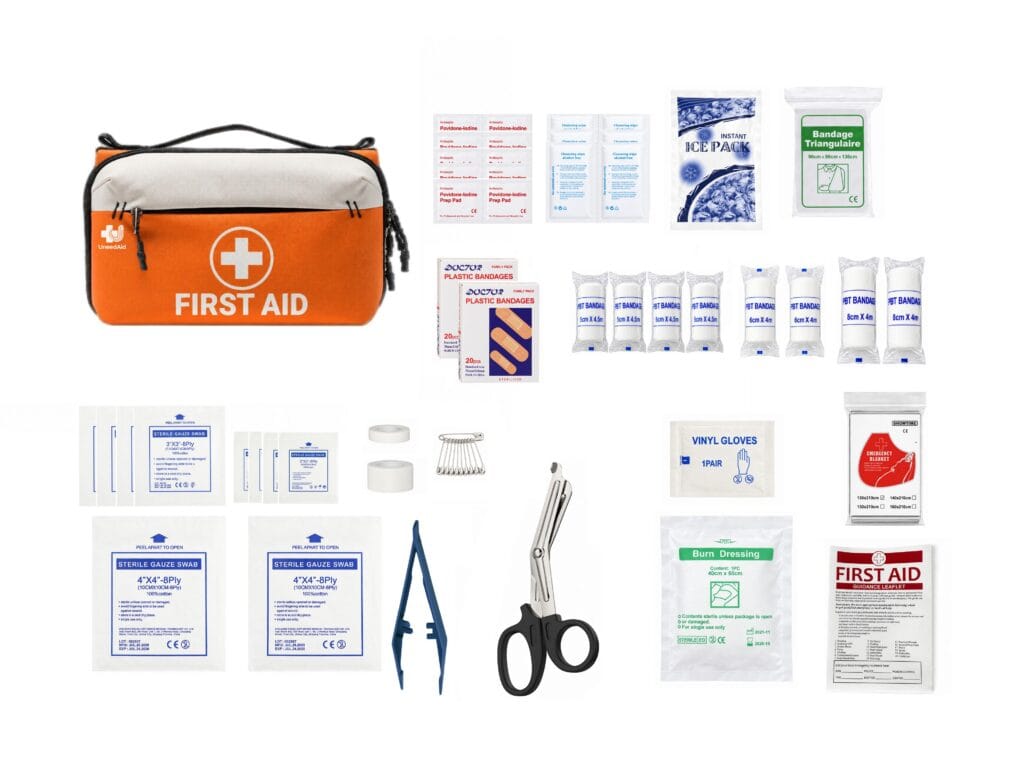 Fourfold Magnetic First Aid Kit storage Bag
