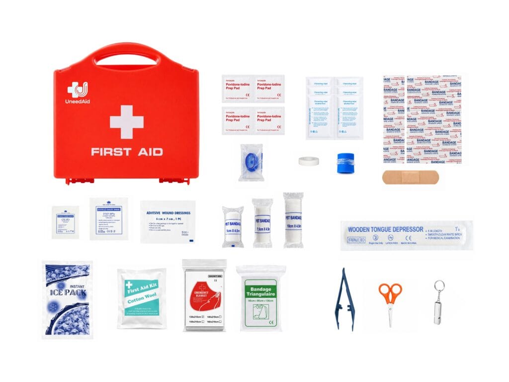 Wall-Mount First Aid Kit – Curved Handle-ABS Material