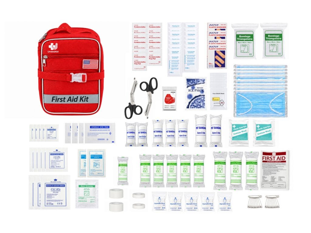Multi-Compartment First Aid Bag with MOLLE