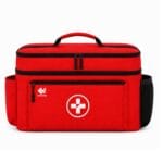 Extra-Large Double-Layer First Aid kit Bag with Shoulder Strap detail image