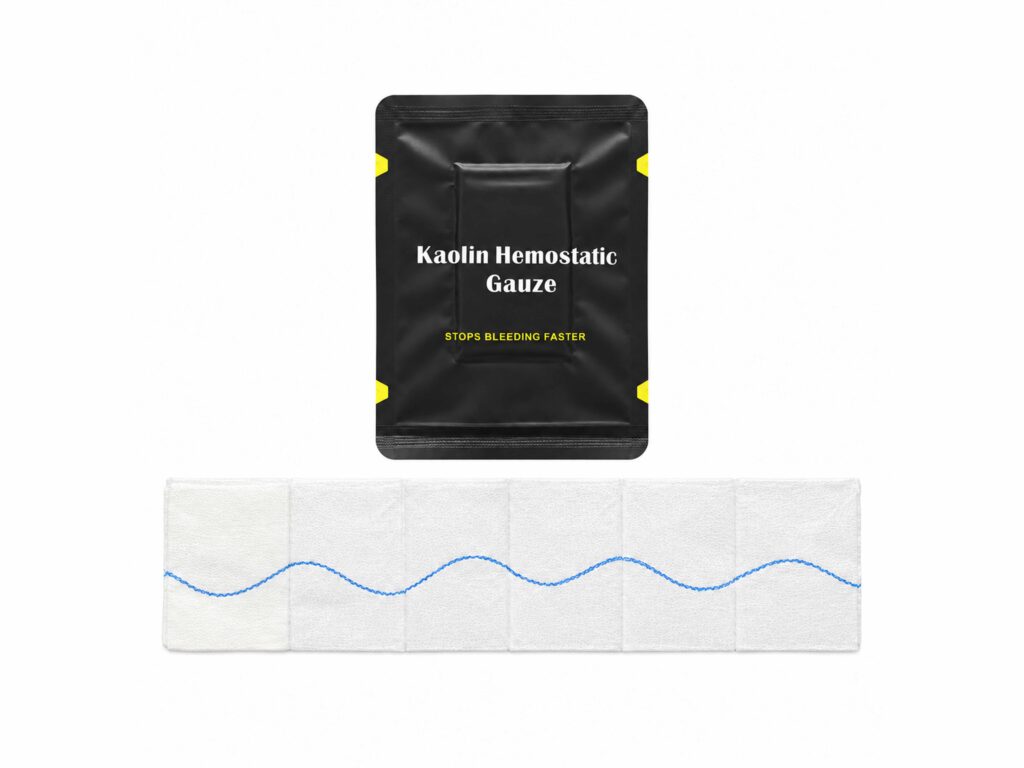 Kaolin Hemostatic Gauze