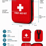 Lightweight Oxford Fabric First Aid Kit Bag detail image