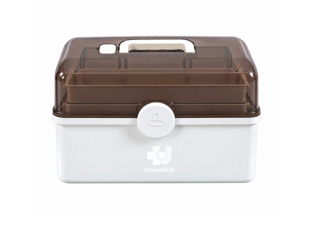 Portable 3 Tier First Aid Box