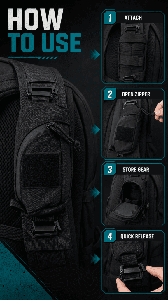 Tactical Accessory Shoulder Bag detail image