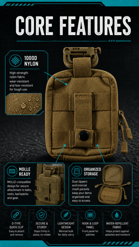 Tactical Card Accessory Pouch detail image
