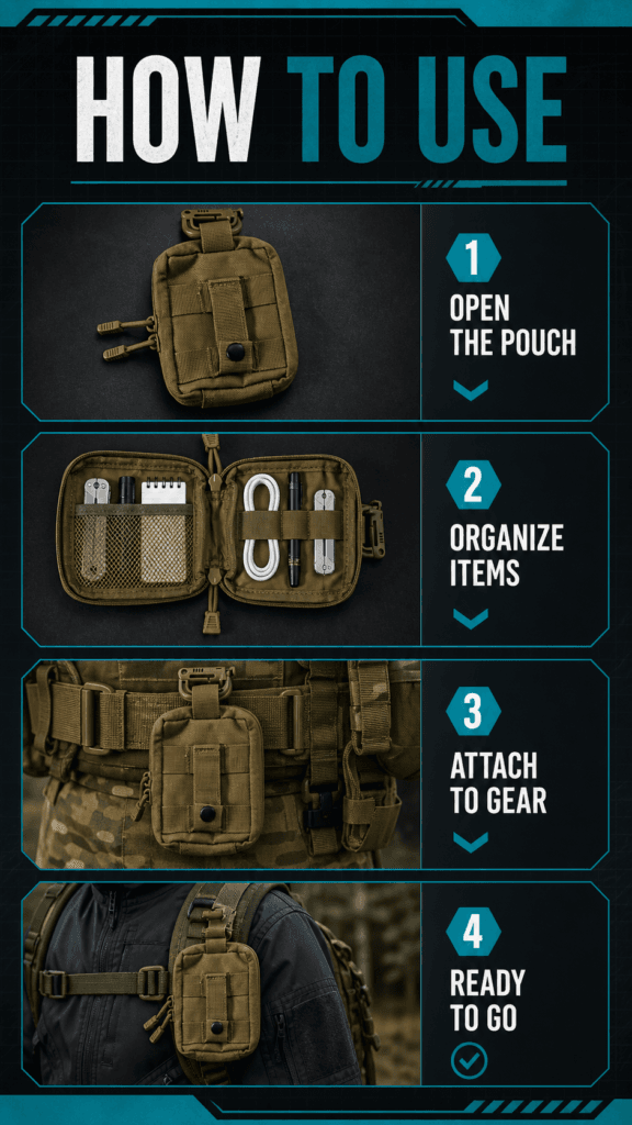 Tactical Card Accessory Pouch detail image