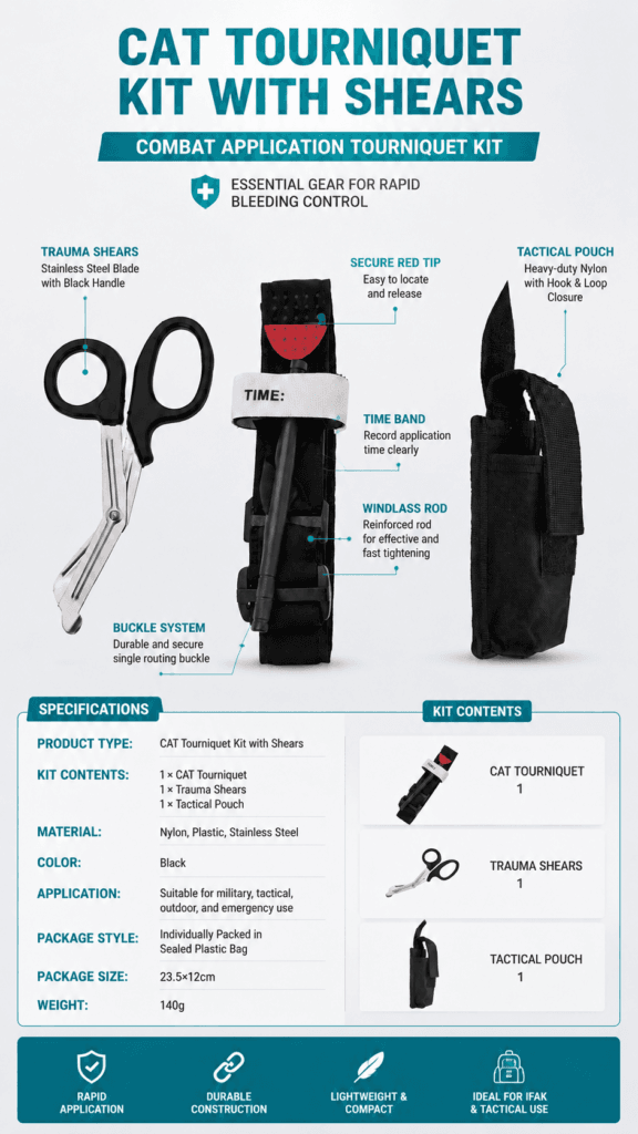 CAT Tourniquet Tactical First Aid Set detail image
